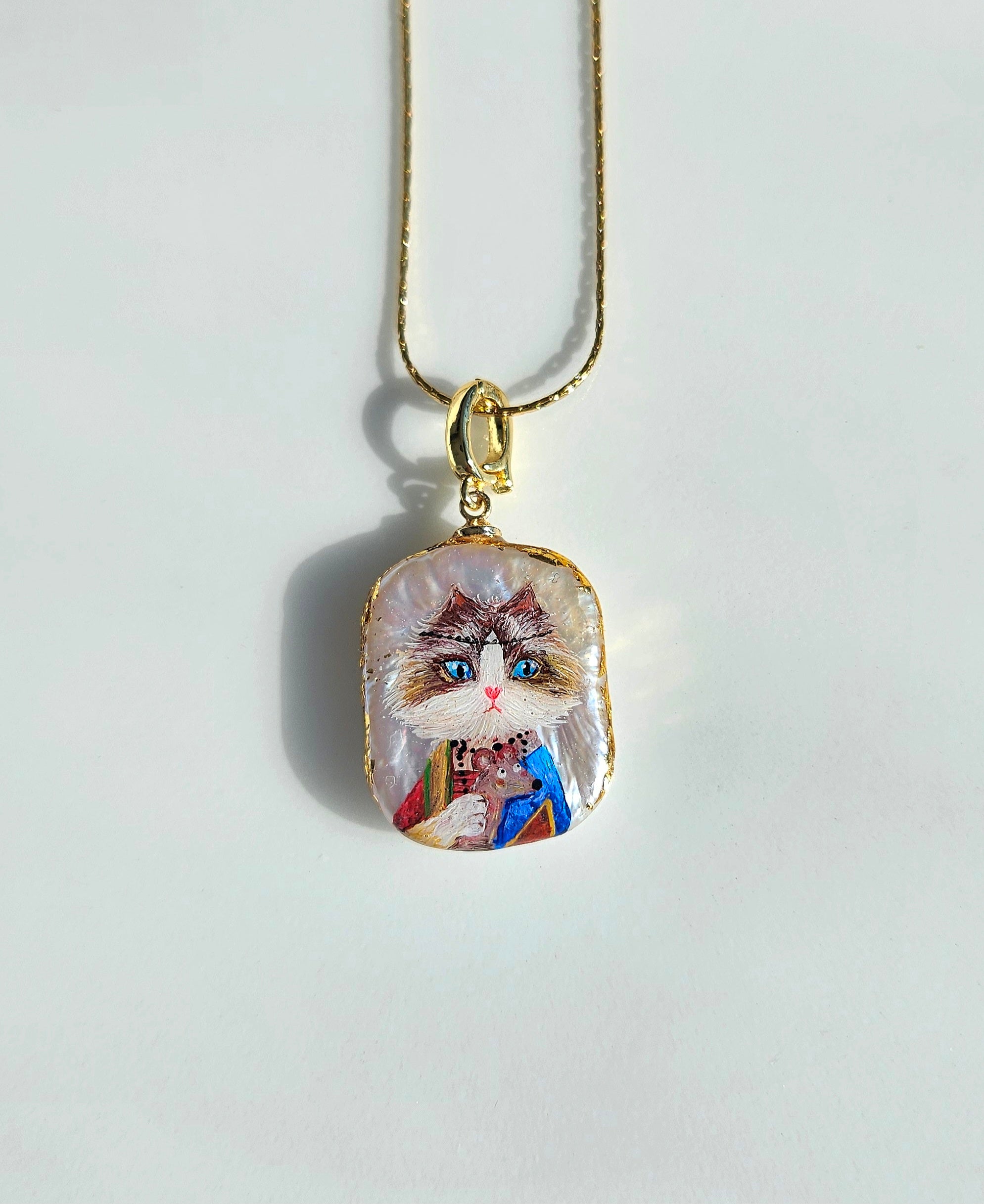 Cat and Mouse Pendant