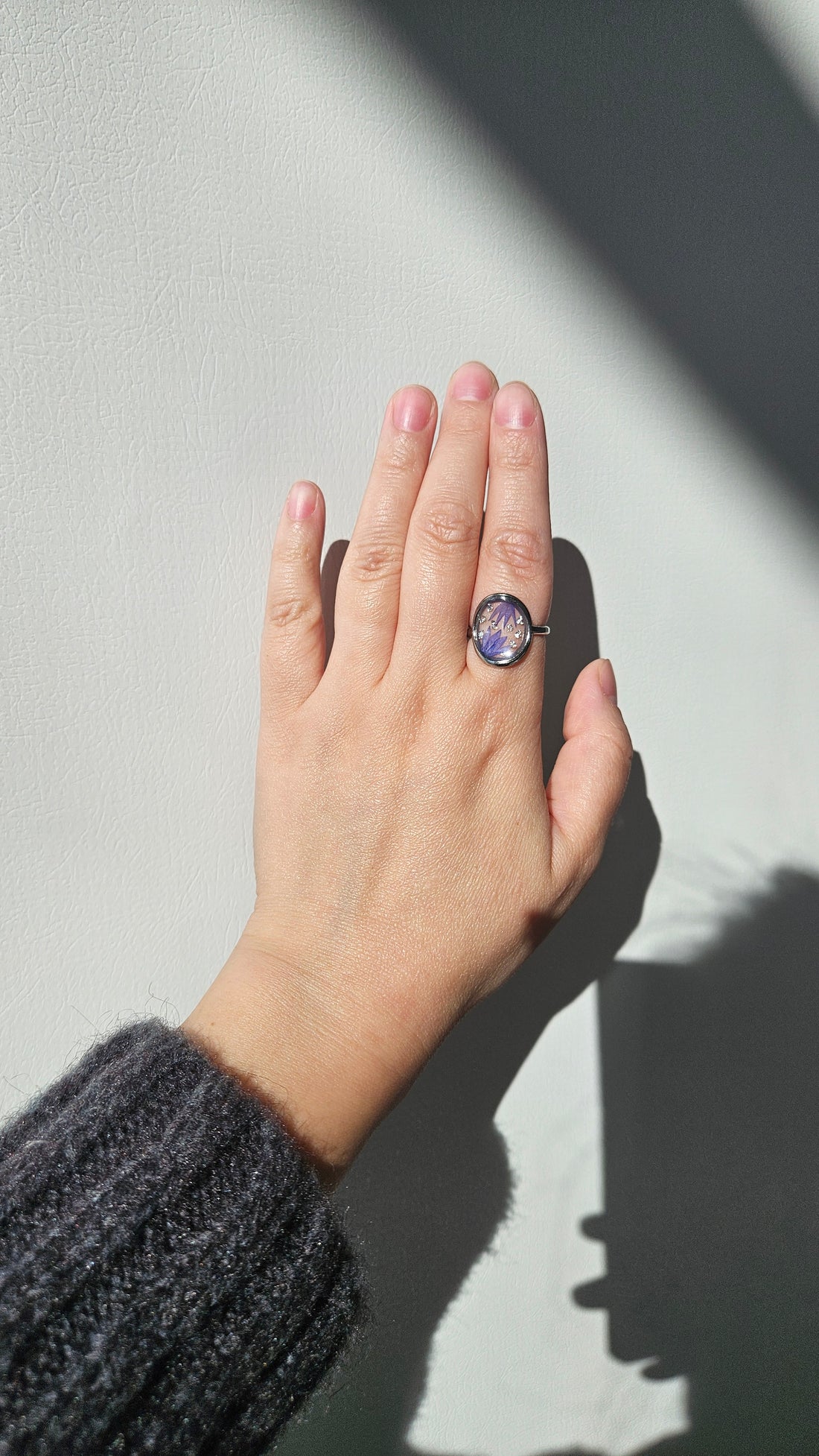 Cornflowers in Silver