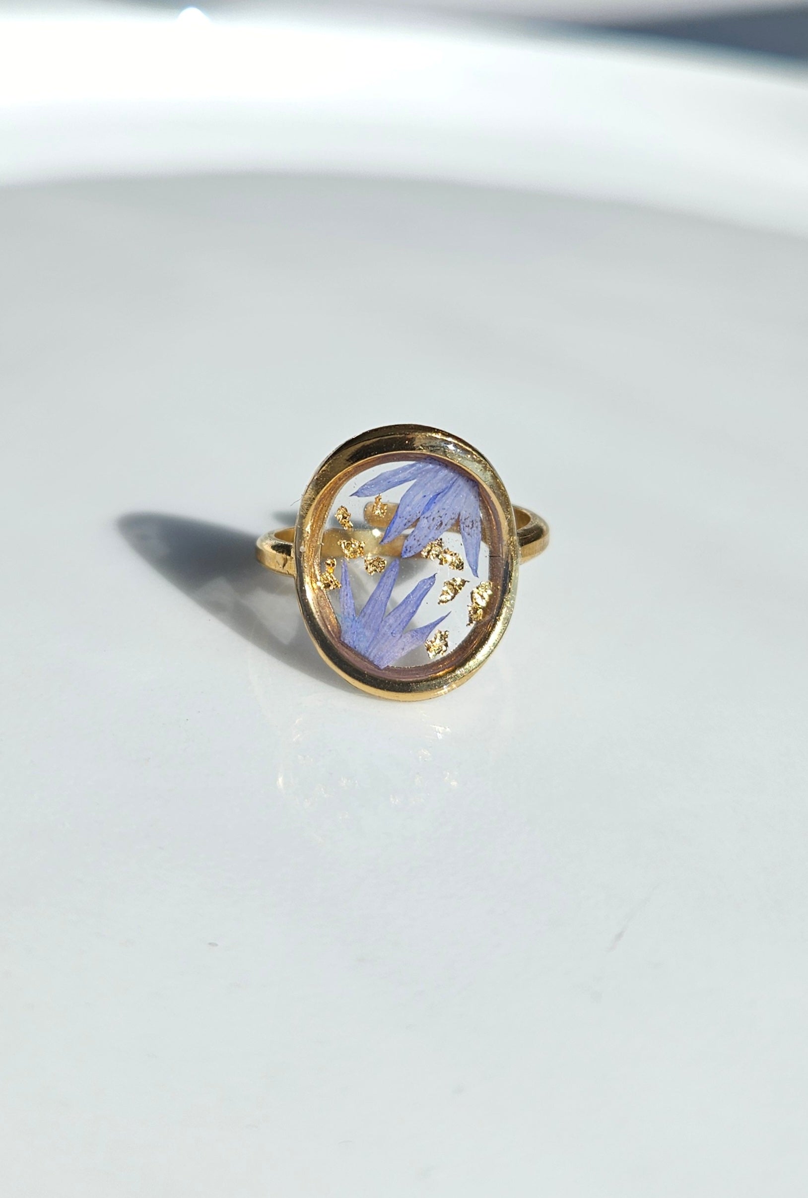 Cornflower in Gold