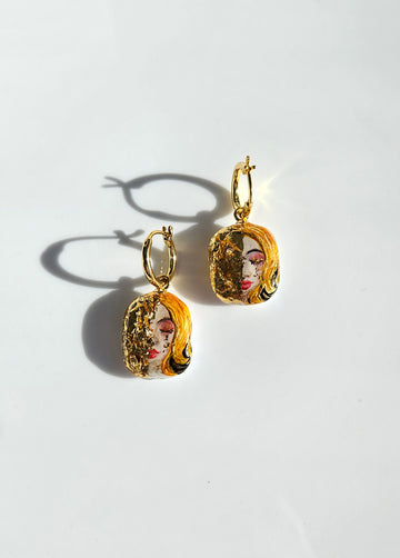 Golden Tear Earrings