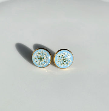 Lace Flower in Baby Blue