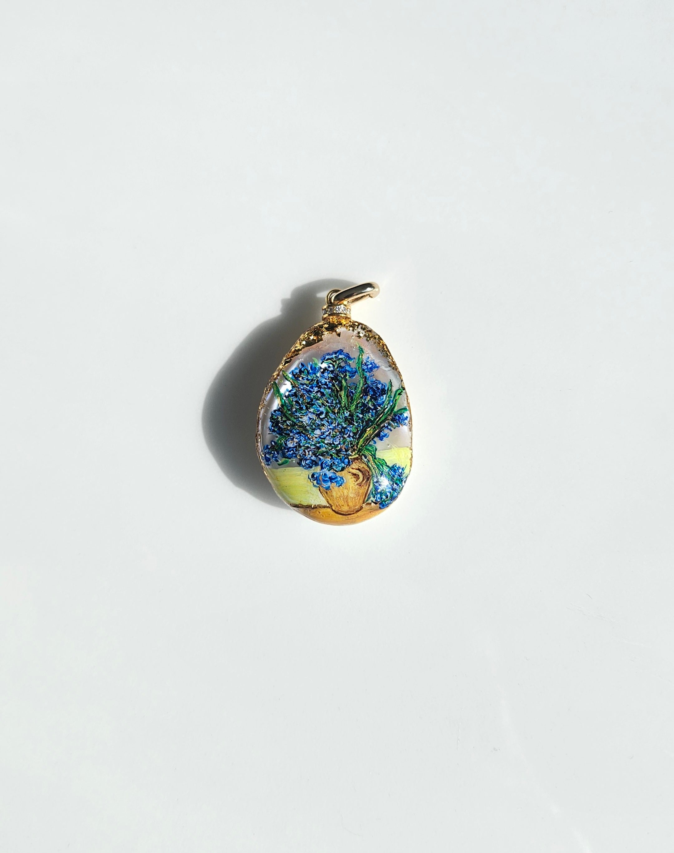 Vase of Irises Pendant