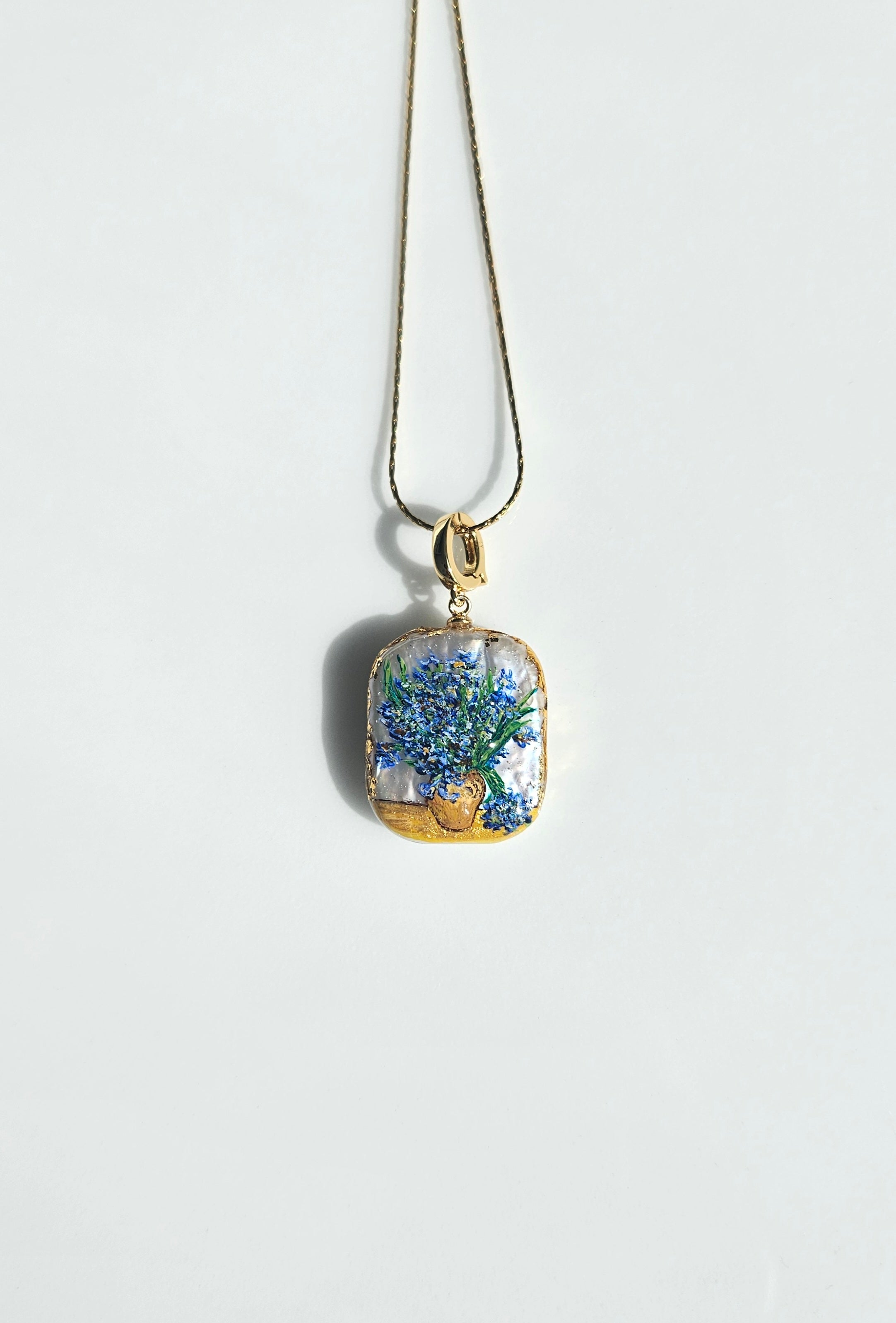 Vase of Irises Pendant