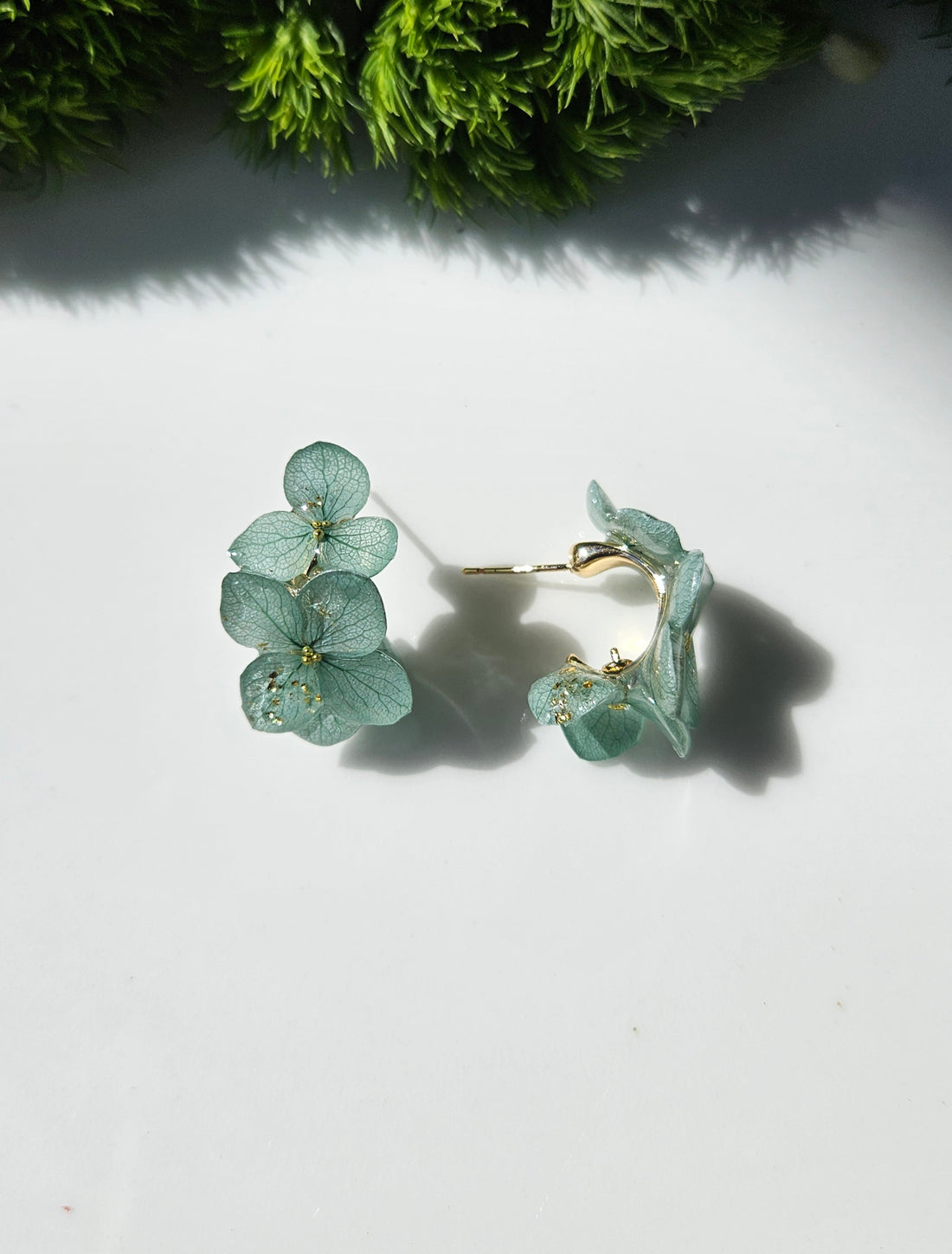 Misty Garden Hydrangea Earrings