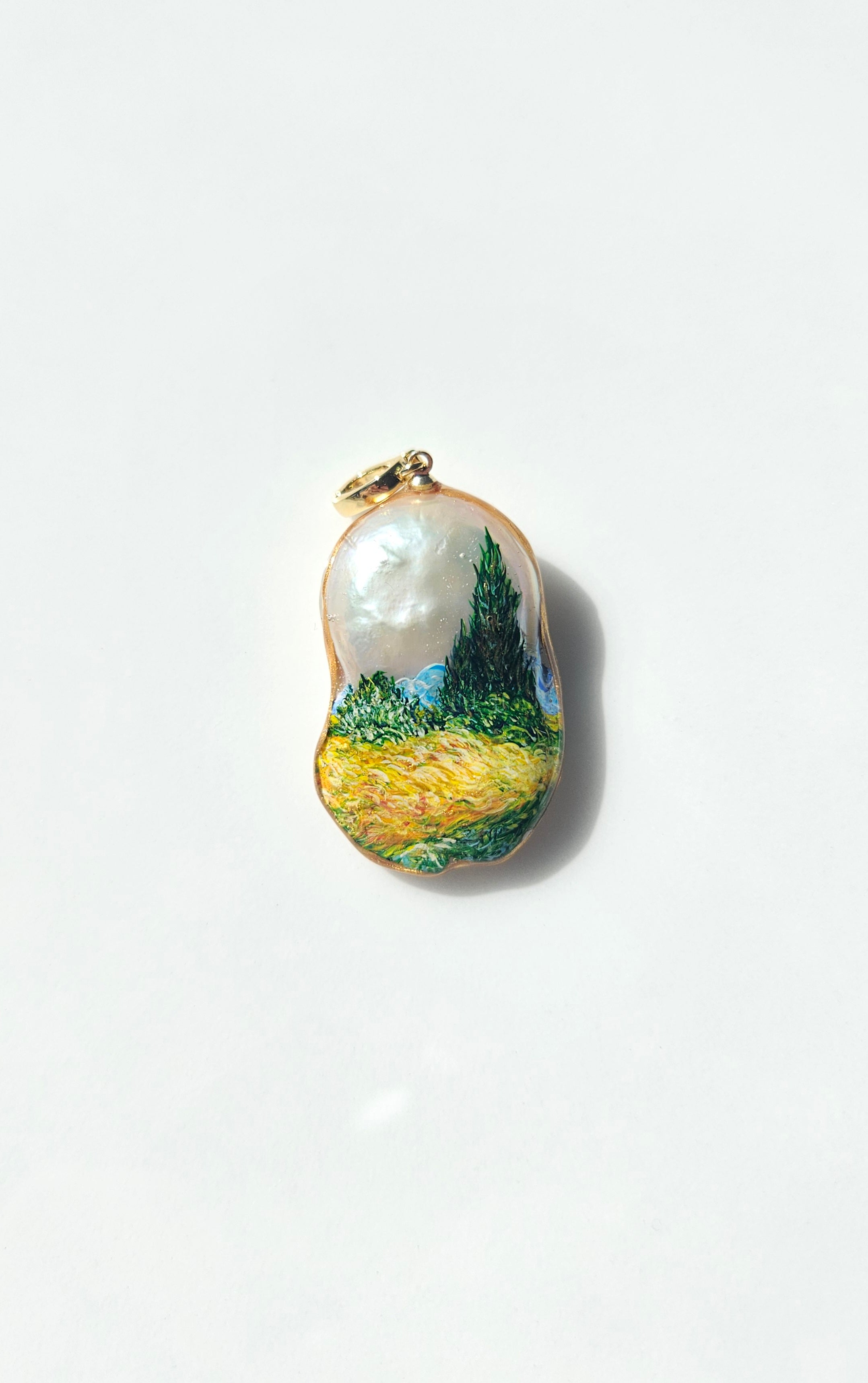 Van Gogh inspired pendant