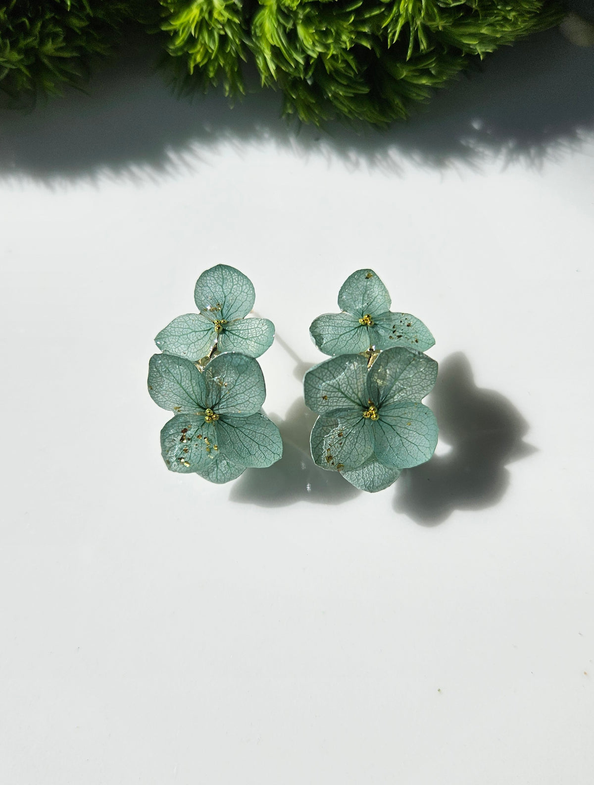 Misty Garden Hydrangea Earrings