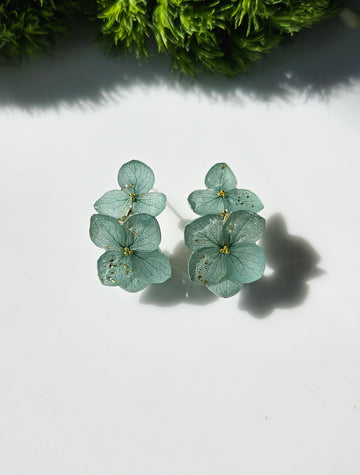 Misty Garden Hydrangea Earrings