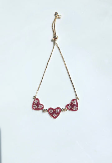 Lace Flower in Heart Shape